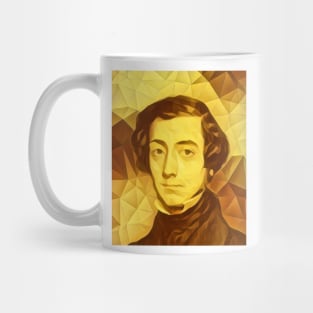 Alexis de Tocqueville Golden Portrait | Alexis de Tocqueville Artwork 9 Mug